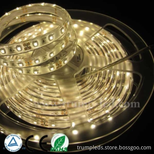 CE RoHS Waterproof SMD 3528 LED Strip Lighting Warm White